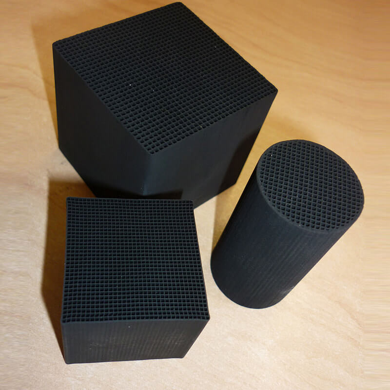 Honeycomb activated carbon